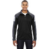 North End Men's Black Quick Performance Interlock Half-Zip Top