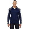 North End Men's Classic Navy Quick Performance Interlock Half-Zip Top