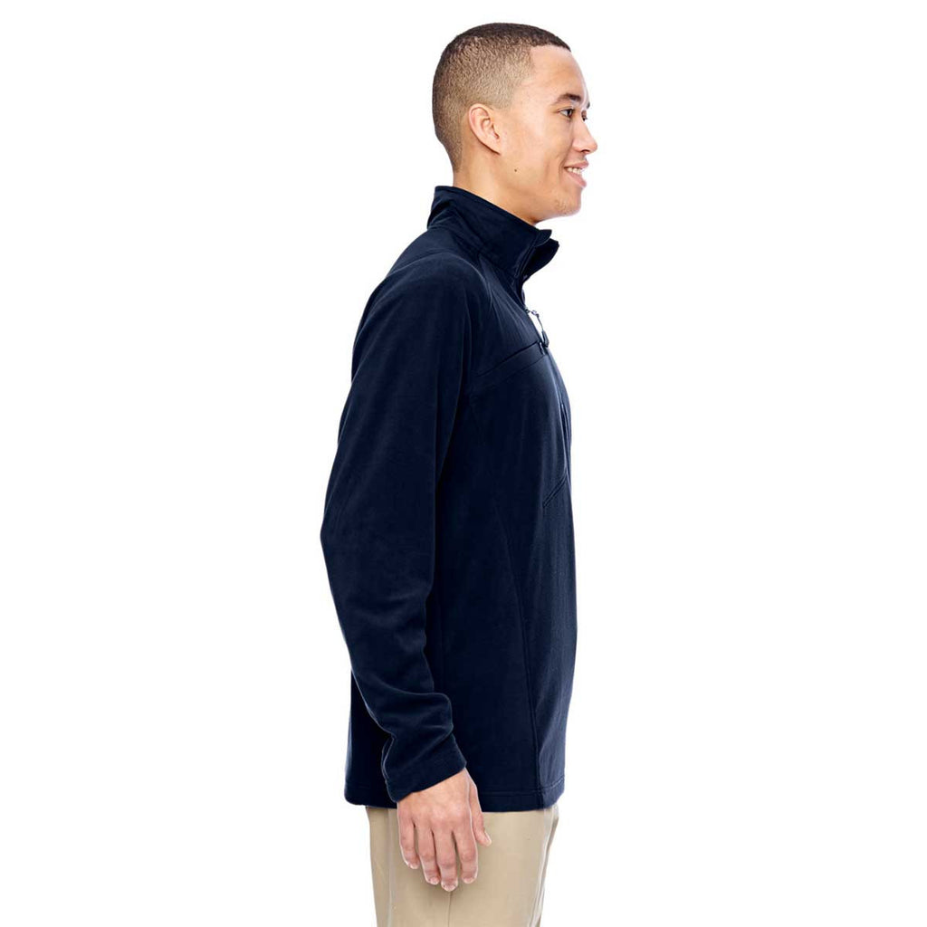 North End Men's Navy Excursion Fleece Half-Zip