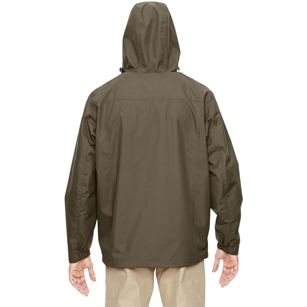 North End Men's Dark Oakmoss Excursion Intrepid Lightweight Anorak