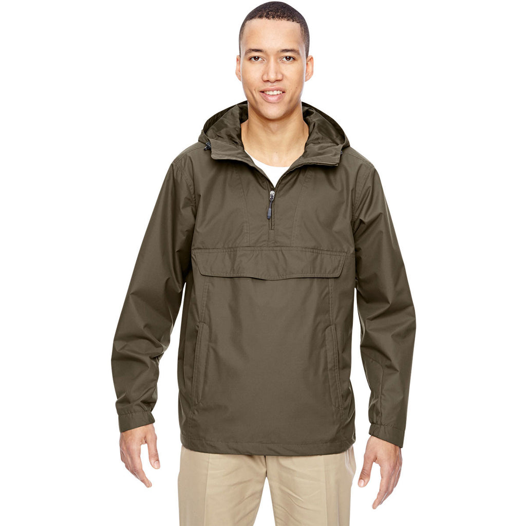 North End Men's Dark Oakmoss Excursion Intrepid Lightweight Anorak