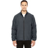 North End Men's Graphite/Black Resolve Interactive Insulated Packable Jacket