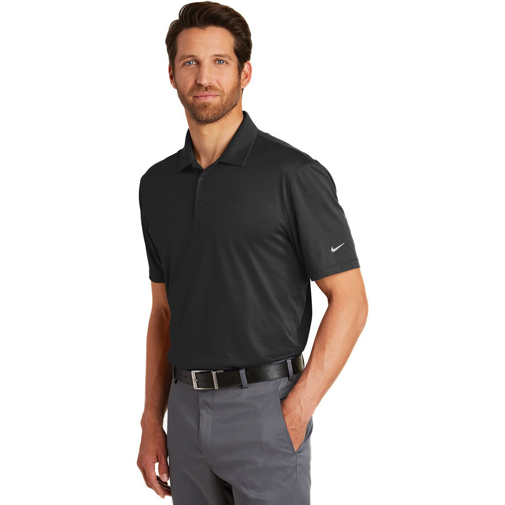 Nike Men's Black Dri-Fit Legacy Polo