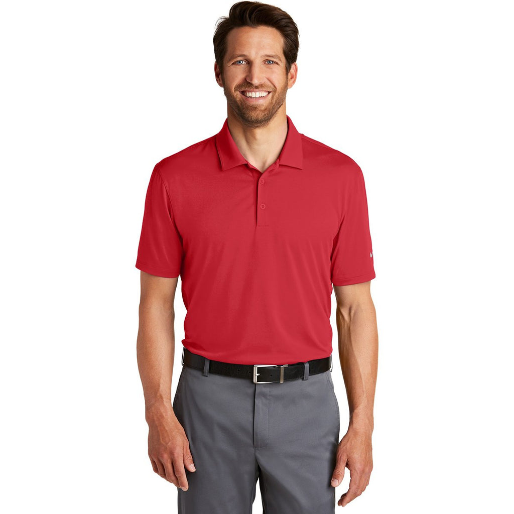 Nike Men's Gym Red Dri-Fit Legacy Polo