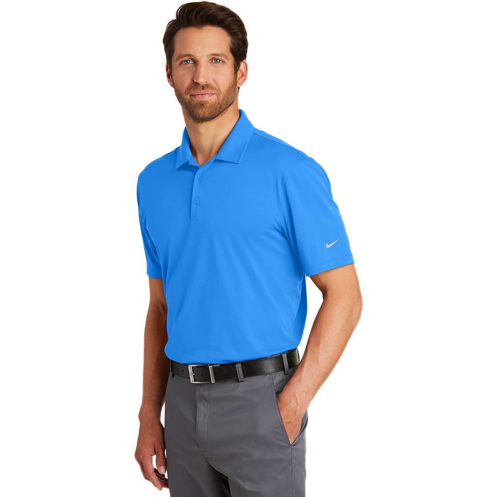 Nike Men's Light Photo Blue Dri-Fit Legacy Polo