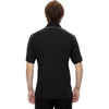 North End Men's Black Sonic Performance Polyester Piqué Polo