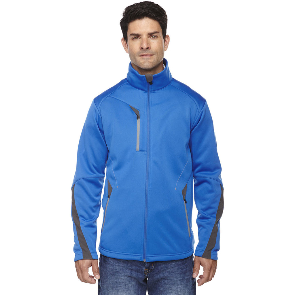 North End Men's Olympic Blue Escape Bonded Fleece Jacket