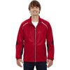 North End Men's Olympic Red Lightweight Bonded Performance Hybrid Jacket