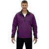 North End Men's Mulberry/Purple Performance Stretch Wind Shirt