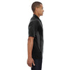 North End Men's Black Serac UTK Performance Zippered Polo