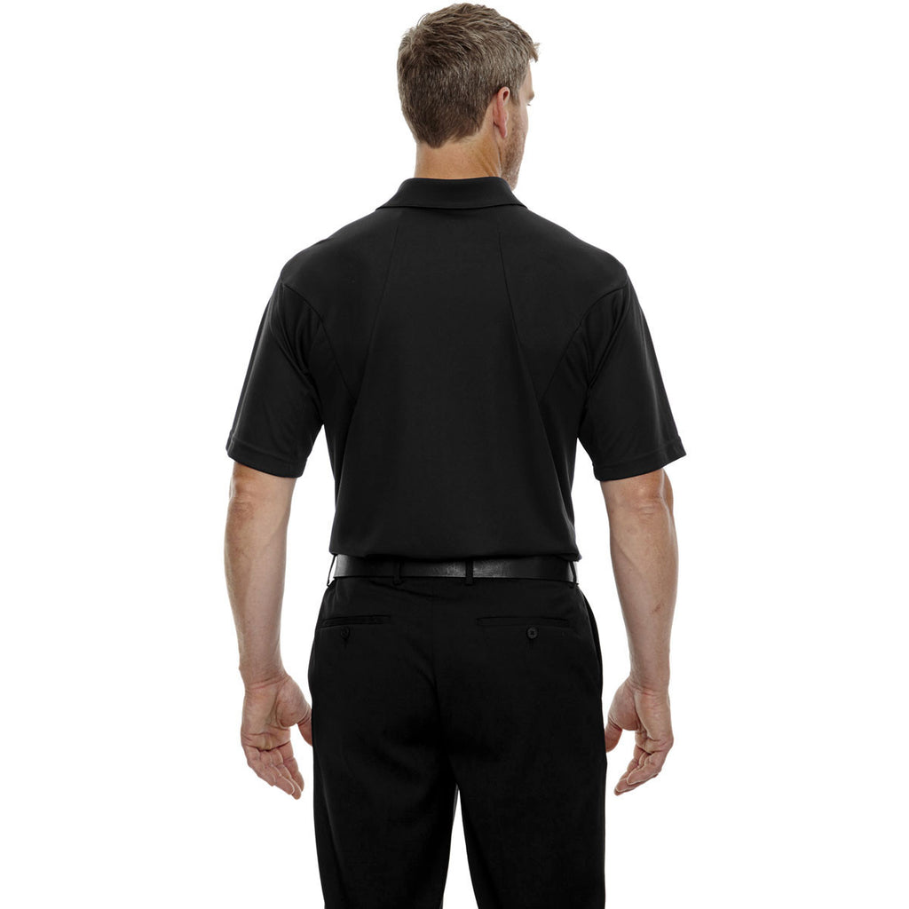 North End Men's Black Dolomite UTK Performance Polo