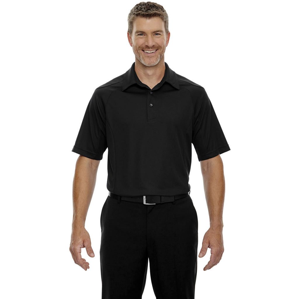 North End Men's Black Dolomite UTK Performance Polo