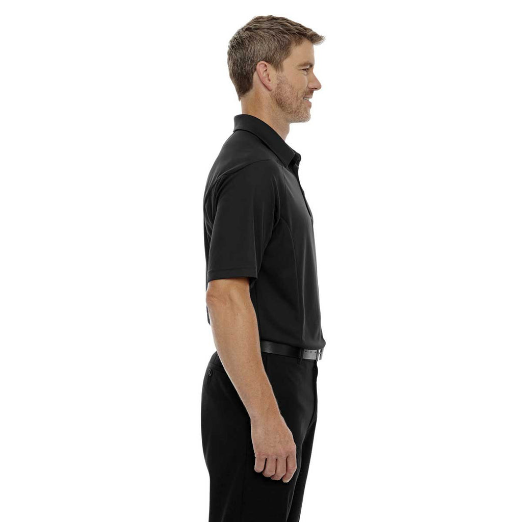 North End Men's Black Dolomite UTK Performance Polo