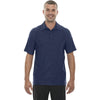 North End Men's Night Barcode Performance Stretch Polo
