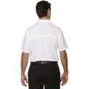 North End Men's White Polyester Performance Short-Sleeve Shirt