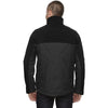 North End Men's Black Innovate Hybrid Soft Shell Jacket