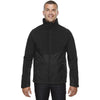 North End Men's Black Innovate Hybrid Soft Shell Jacket