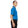 North End Men's Olympic Blue Performance Embossed Print Polo