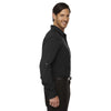 North End Men's Black Rejuvenate Performance Shirt with Roll-Up Sleeves