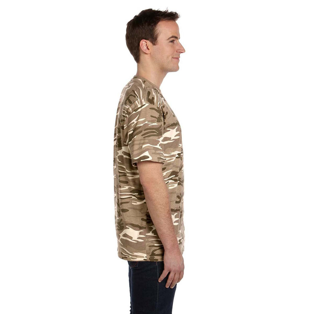 Anvil Men's Sand Midweight Camouflage T-Shirt