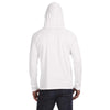 Anvil Men's White Lightweight Long-Sleeve Hooded T-Shirt