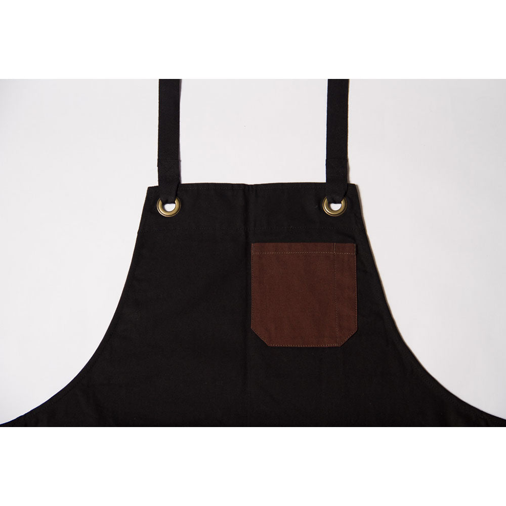 Identitee Black/ Chocolate Jimmy Waist Apron