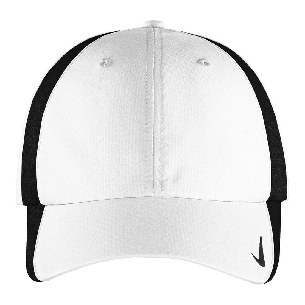 Nike White/Black Sphere Dry Cap