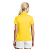 Nike Women's Tour Yellow Dri-FIT Pebble Texture Polo