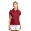 Nike Women's Varsity Red Dri-FIT Pebble Texture Polo