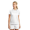 Nike Women's White Dri-FIT Pebble Texture Polo