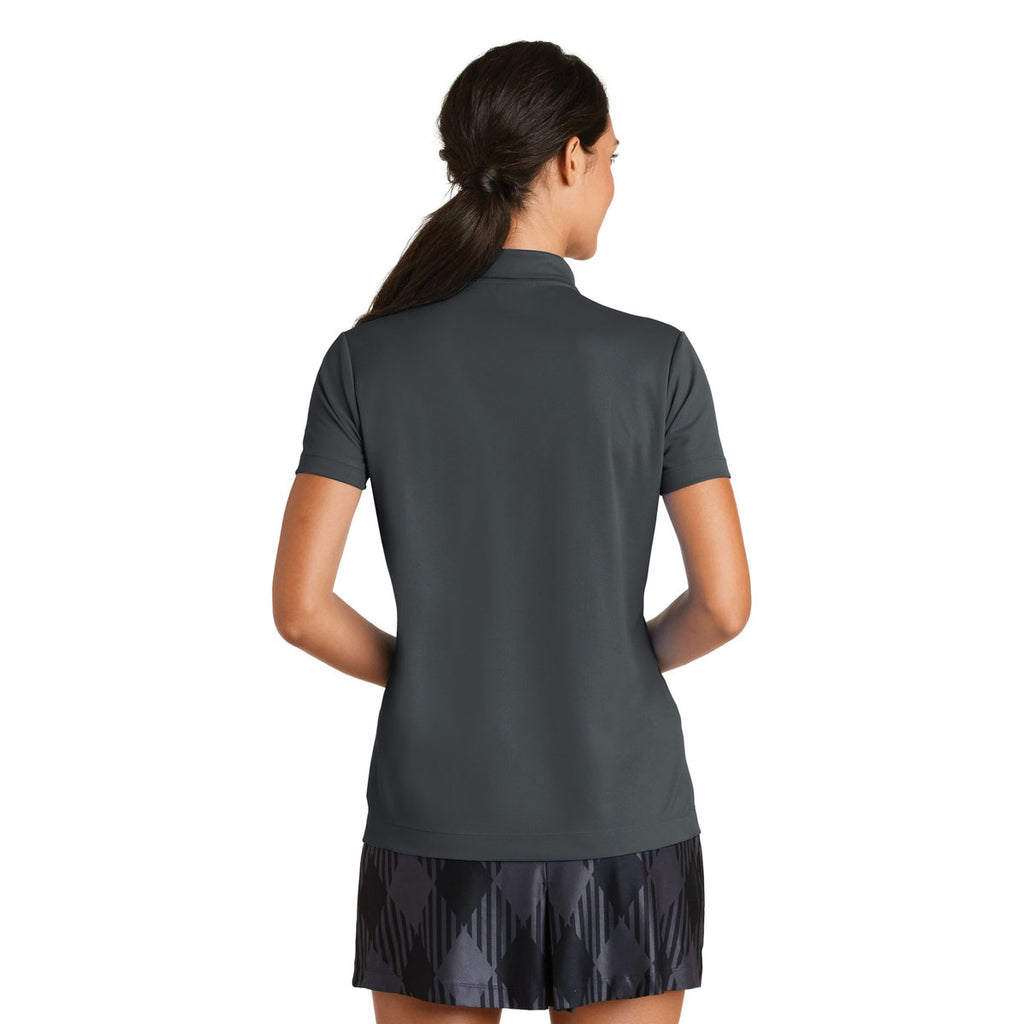 Nike Women's Anthracite Dri-FIT Micro Pique Polo