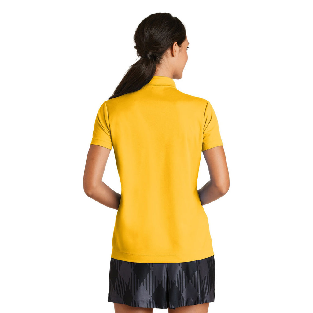 Nike Women's University Gold Dri-FIT Micro Pique Polo