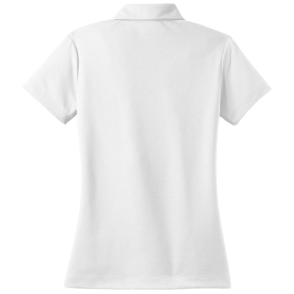 Nike Women's White Dri-FIT Micro Pique Polo