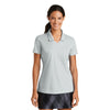 Nike Women's Wolf Grey Dri-FIT Micro Pique Polo