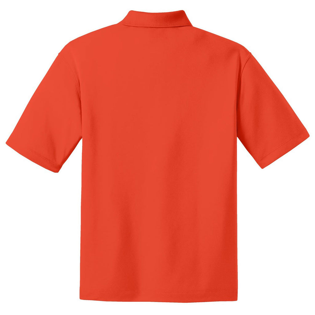 Nike Men's Team Orange Dri-FIT Micro Pique Polo