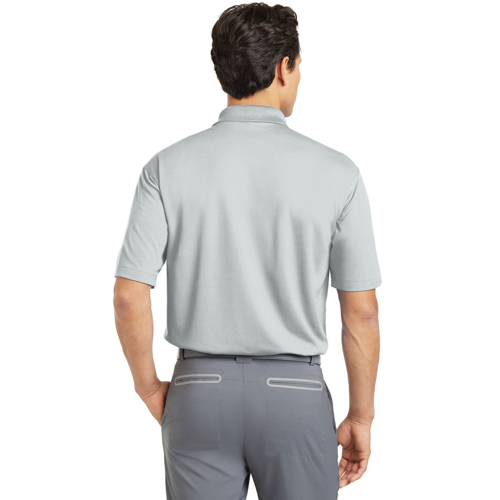 Nike Men's Wolf Grey Dri-FIT Micro Pique Polo