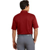 Nike Men's Varsity Red Dri-FIT Pebble Texture Polo