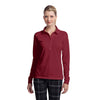 Nike Women's Varsity Red Long Sleeve Dri-FIT Stretch Tech Polo