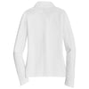 Nike Women's White Long Sleeve Dri-FIT Stretch Tech Polo