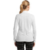 Nike Women's White Long Sleeve Dri-FIT Stretch Tech Polo