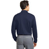 Nike Men's Midnight Navy Tall Long Sleeve Dri-FIT Stretch Tech Polo