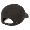 Yupoong Black Low Profile Cotton Twill Dad Hat