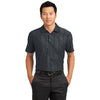 Nike Men's Black Dri-FIT Embossed Polo