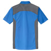 Nike Men's Aero Blue/Dark Grey Dri-FIT Engineered Mesh Polo