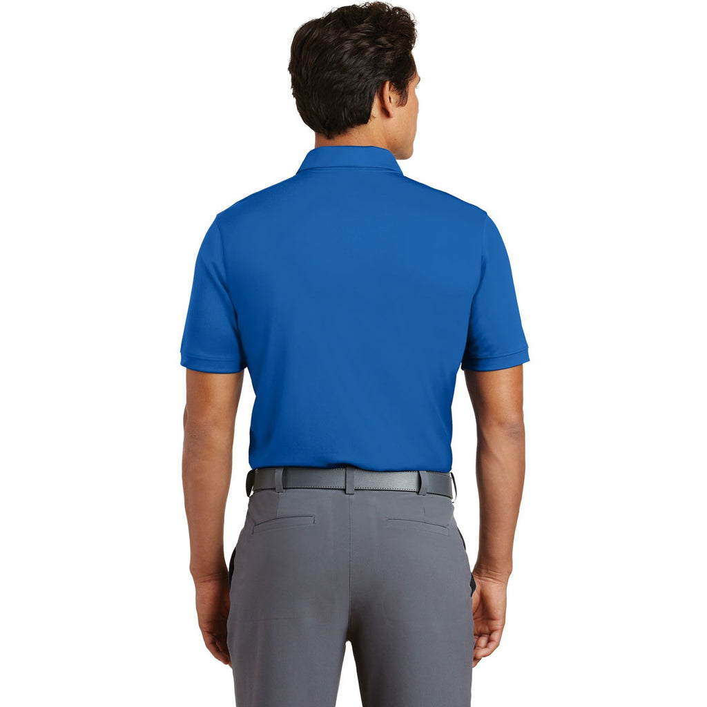 Nike Men's Gym Blue Dri-FIT Players Modern Fit Polo