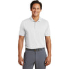 Nike Men's White Dri-FIT Players Modern Fit Polo