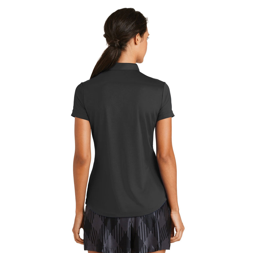 Nike Women's Black Dri-FIT Players Modern Fit Polo