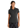 Nike Women's Black Dri-FIT Players Modern Fit Polo