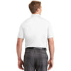 Nike Men's White Dri-FIT Players Polo with Flat Knit Collar