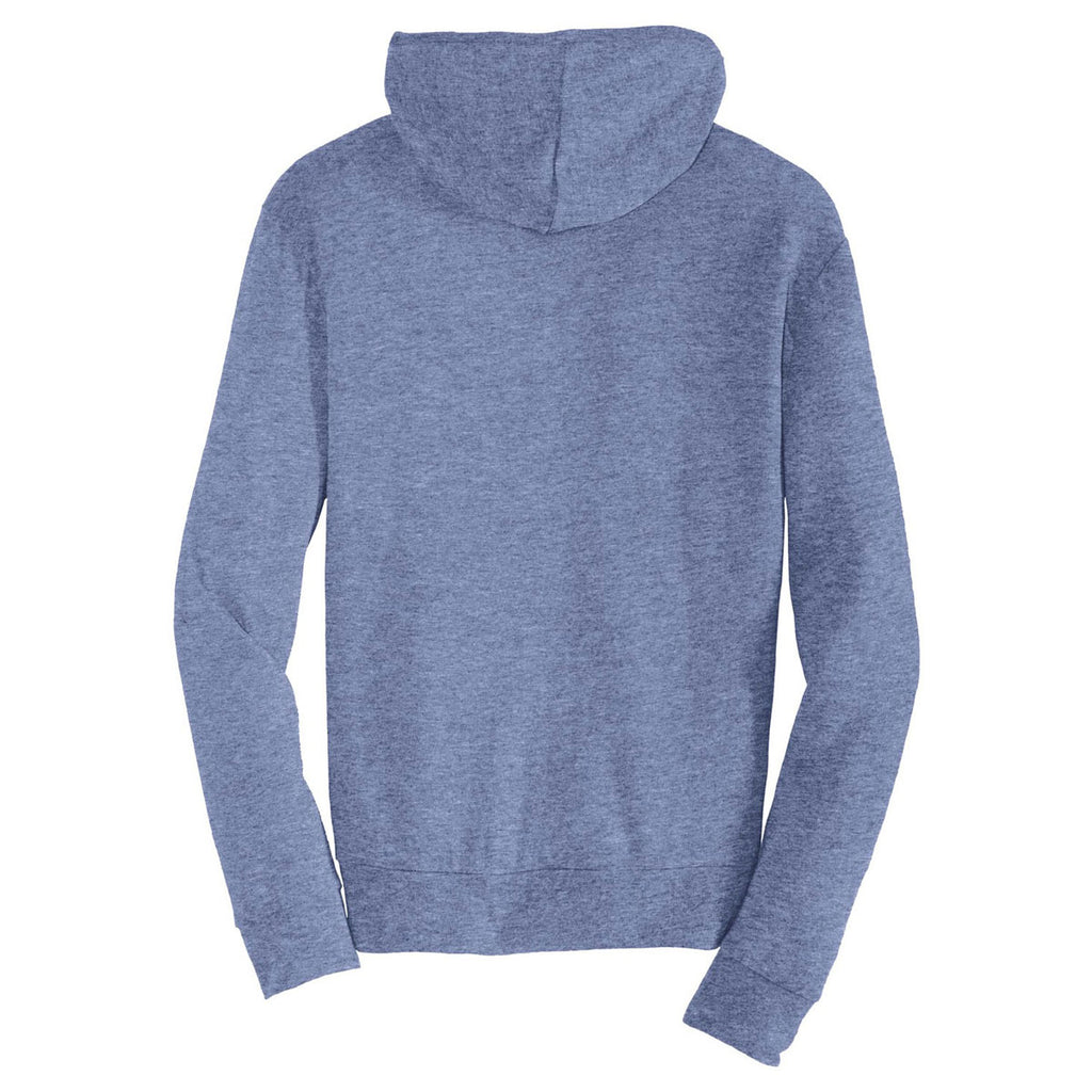 Alternative Men's Eco Pacific Blue Eco-Jersey Zip Hoodie